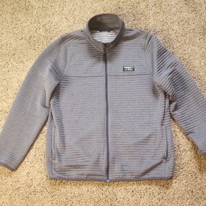 L.L. Bean Gray Striped Women's Jacket